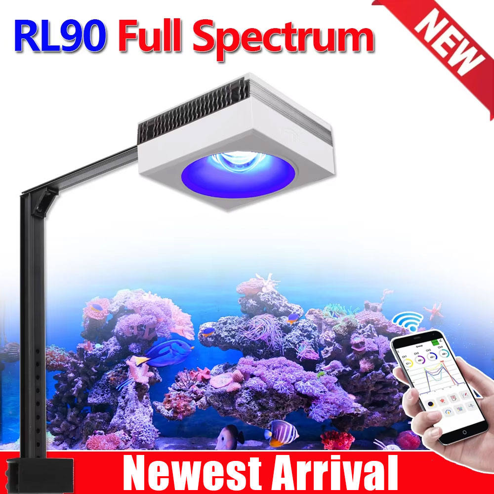 Marine X Aquarium - PopBloom-luz de acuario RL90 de espectro