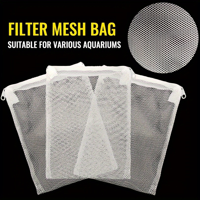 Marine Aquarium Protein Skimmer - Bolsas de filtro con cremallera reutilizables