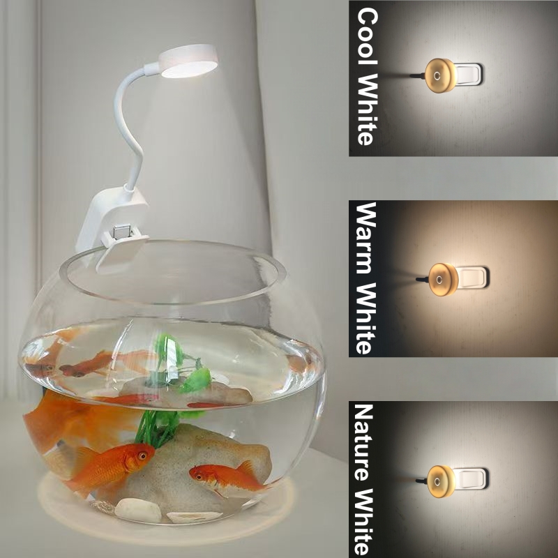 Marine Aquarium Led - Luz LED para acuario con clip,