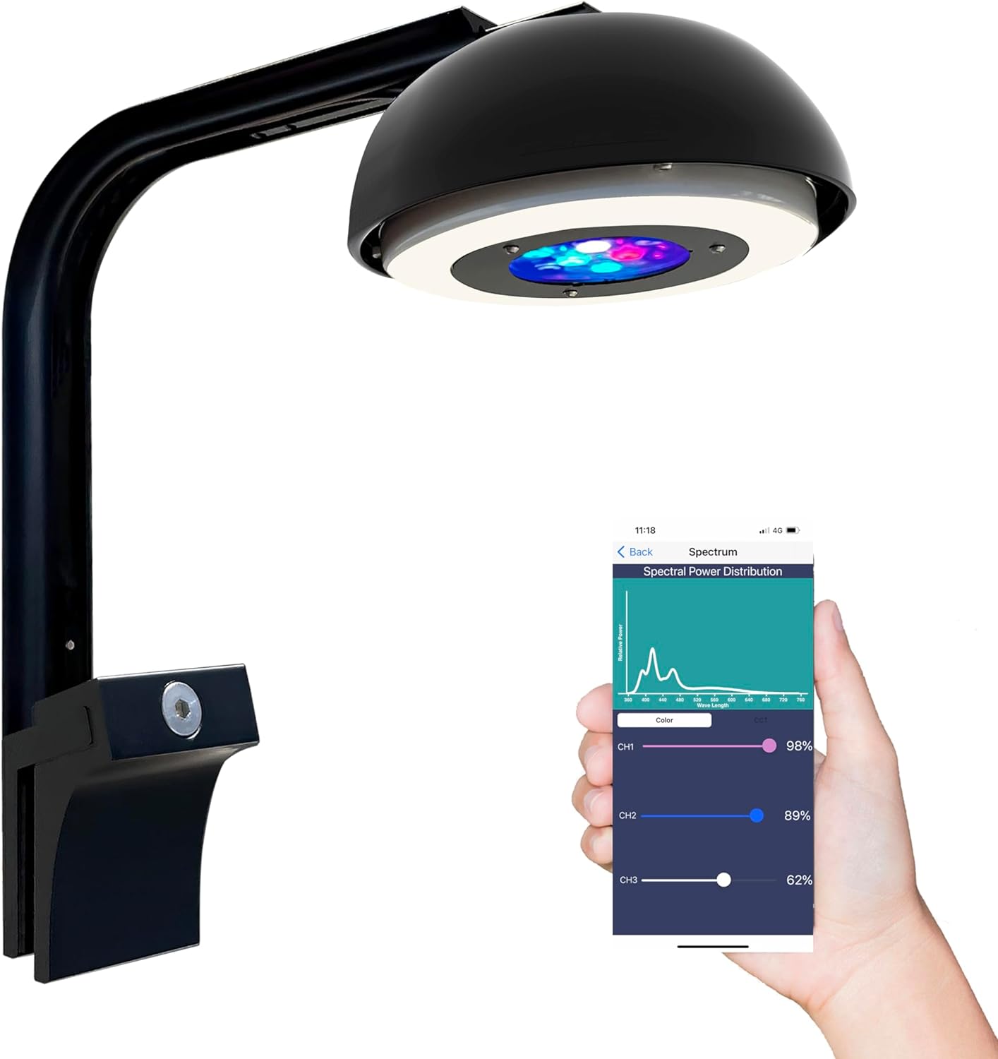 Marine Aquarium App - Lámpara LED Inteligente para Acuario Cetus