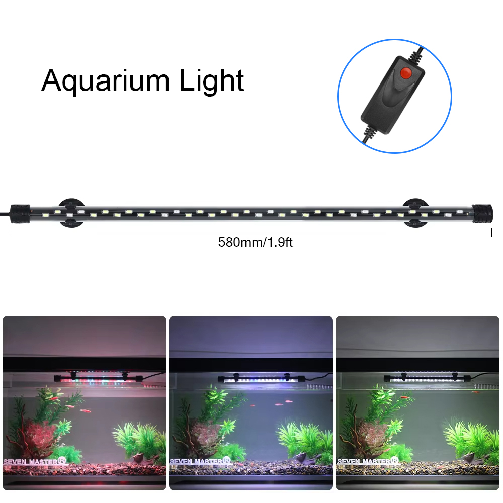 Marine Aquarium Led - Luz LED para acuario de 58CM,