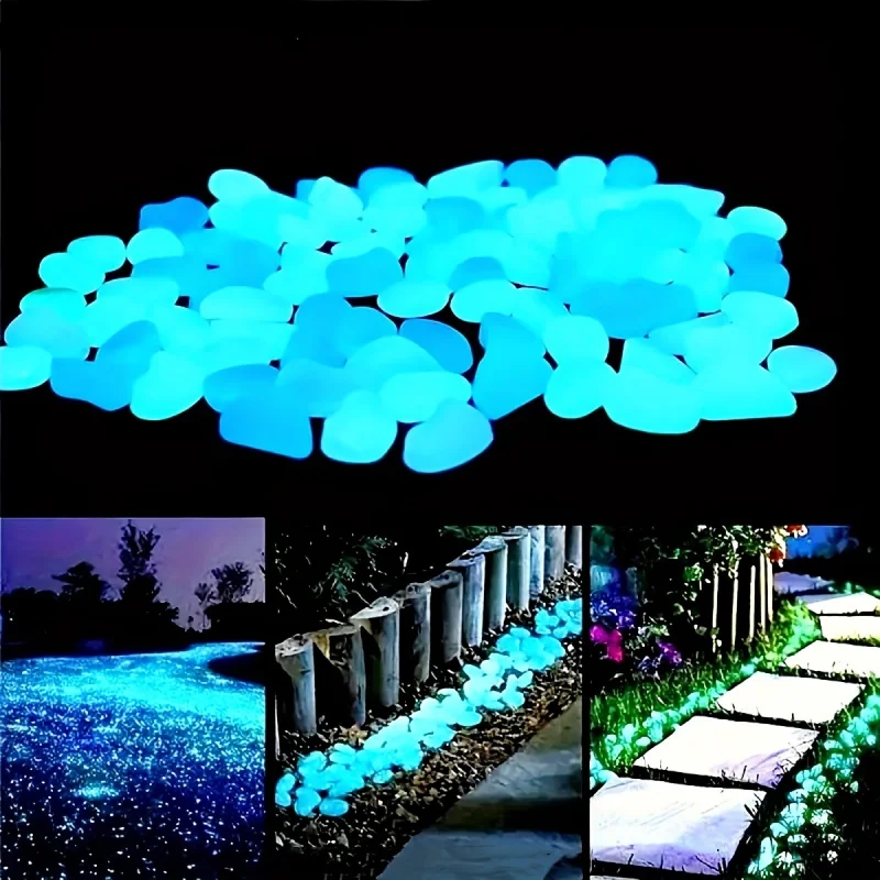 Marine Aquarium Aquascape - Piedras Luminosas para Decoración Nocturna, 100