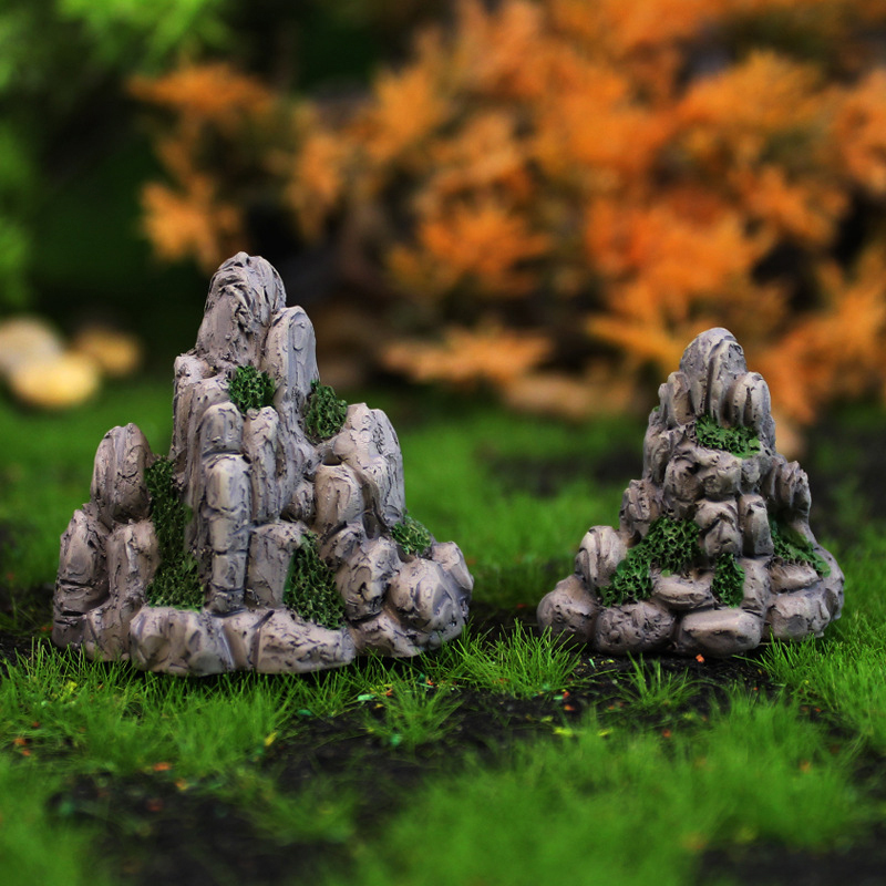 Mini montaña en miniatura de p - Marine Aquarium Aquascape reseña y precio
