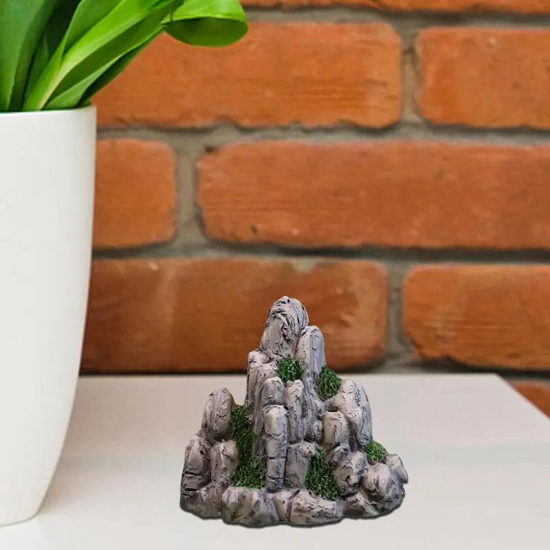 Mini montaña en miniatura de p - Marine Aquarium Aquascape reseña y precio