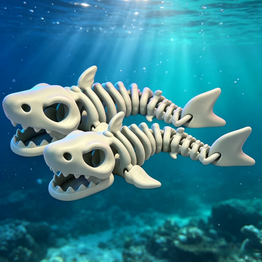 Esqueleto de Tiburón Decorativ - Marine Aquarium Aquascape reseña y precio