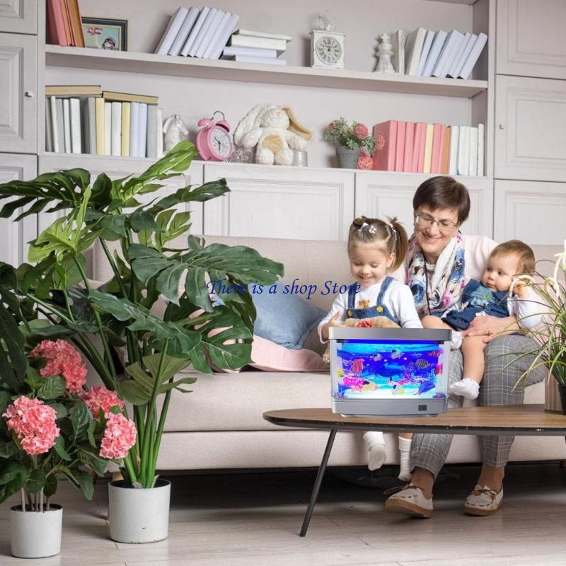 Lámpara LED nocturna D0AD con  - Marine Aquarium Aquascape reseña y precio
