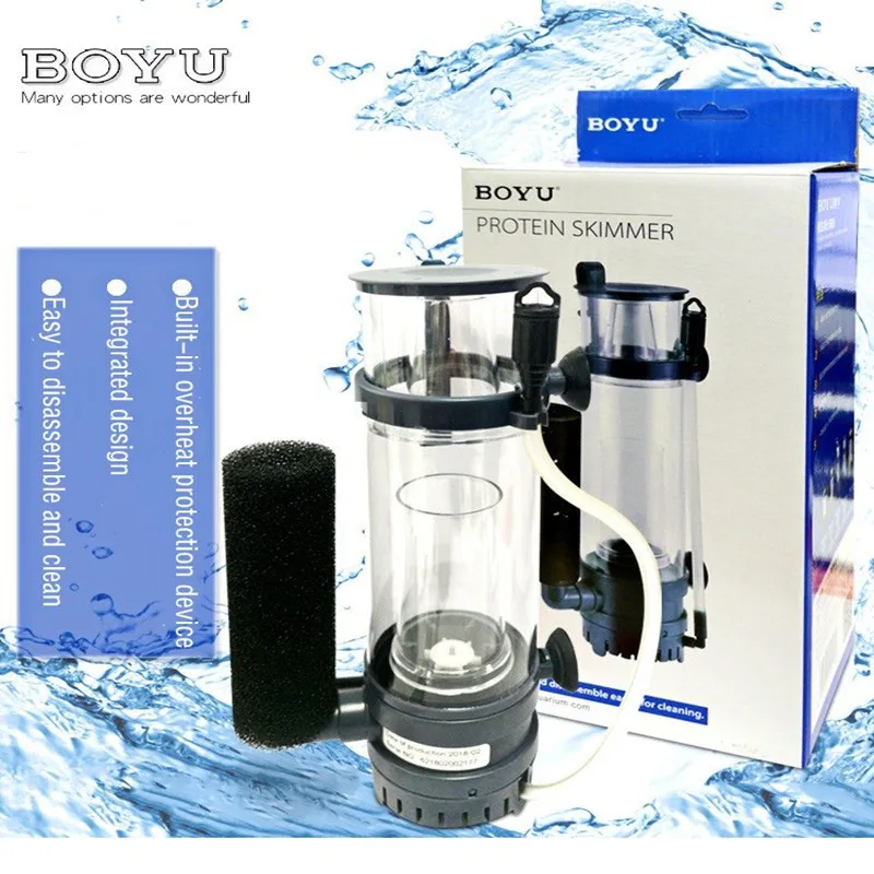 Filtro de Proteínas BOYU de 6W - Marine Aquarium Protein Skimmer reseña y precio