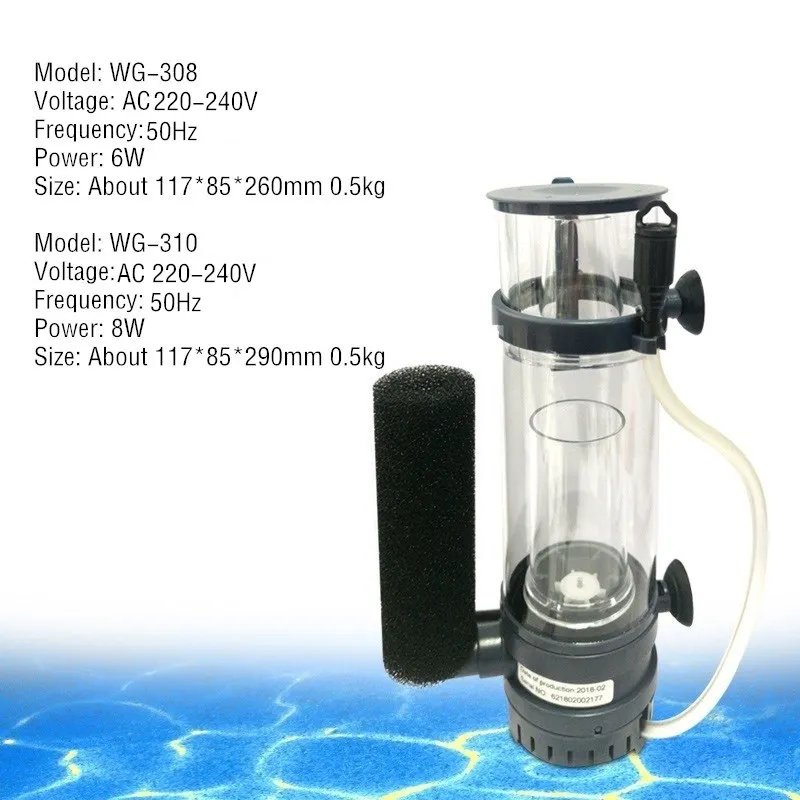 Filtro de Proteínas BOYU de 6W - Marine Aquarium Protein Skimmer reseña y precio