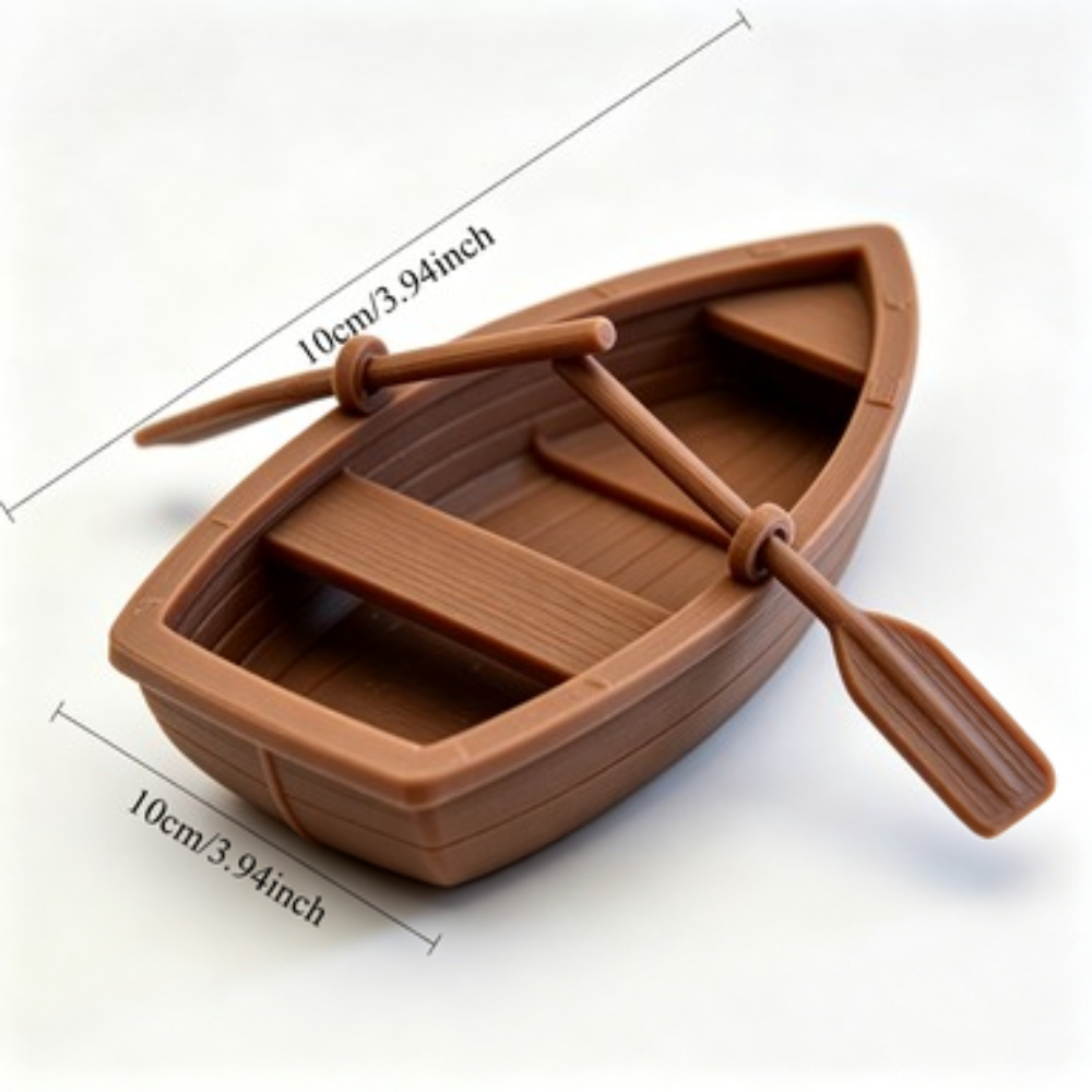 Mini Bote de Madera con Doble  - Marine Aquarium Aquascape reseña y precio