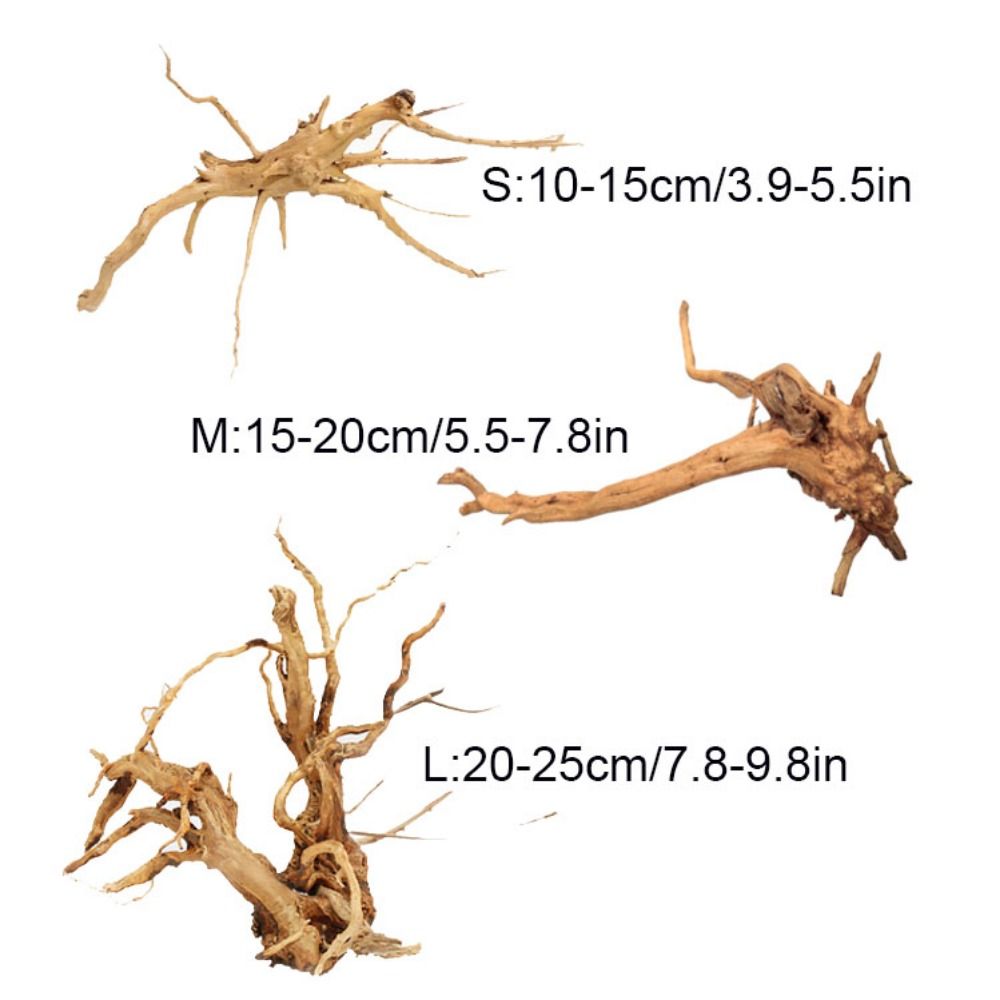 Decoración de tronco de árbol  - Marine Aquarium Aquascape reseña y precio