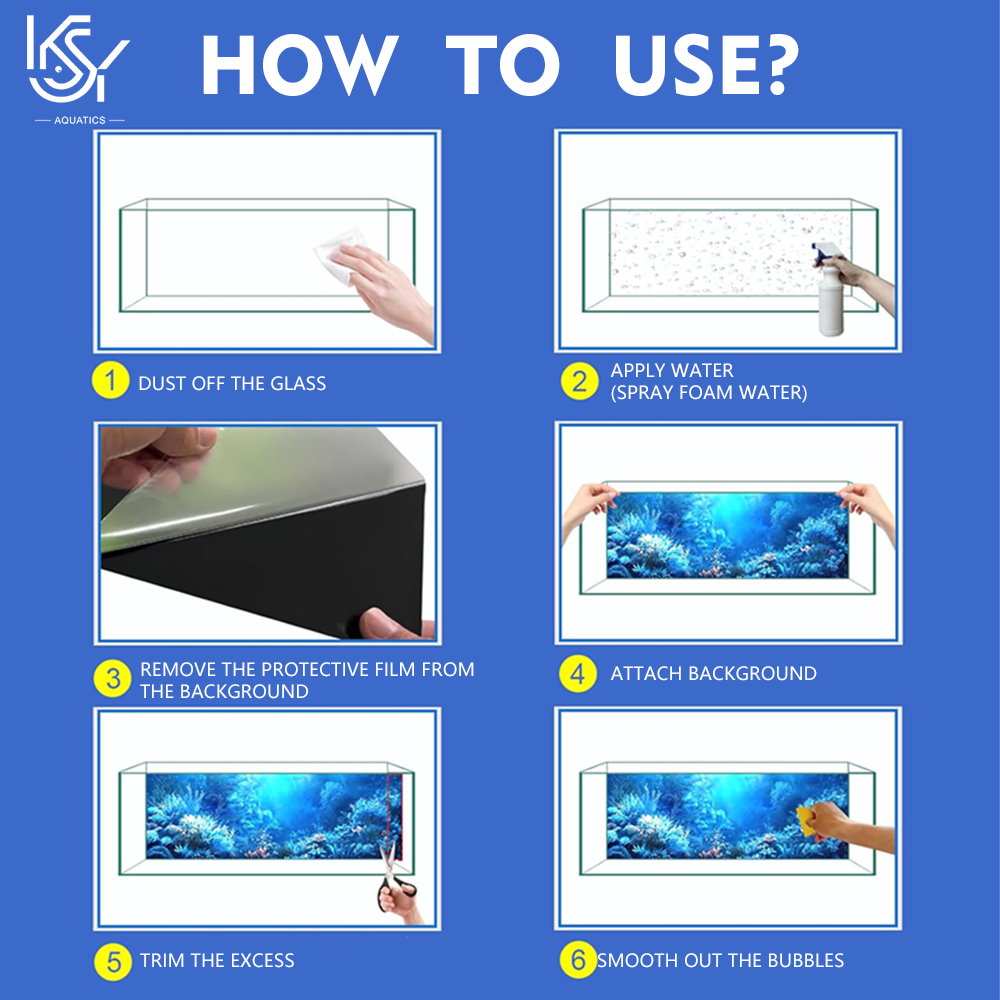 Pegatina de fondo de acuario a - Marine Aquarium Glue reseña y precio