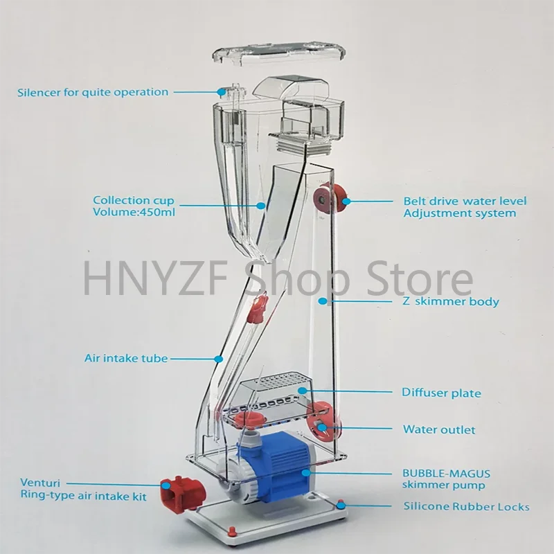 Bubble Magus Z5 Z6 Z7 Z8 Skimm - Marine Aquarium Protein Skimmer reseña y precio