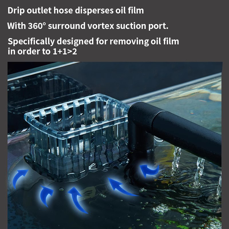 Filtro de aceite de superficie - Marine Aquarium Protein Skimmer reseña y precio