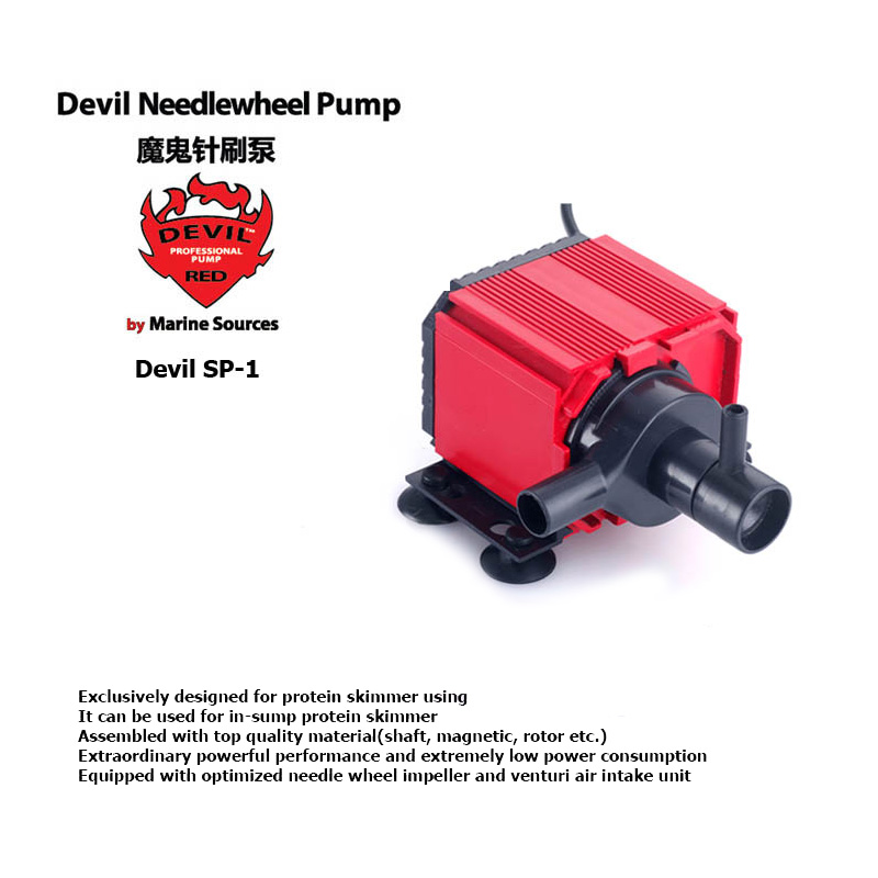 Bomba de rueda de aguja Red De - Marine Aquarium Protein Skimmer reseña y precio