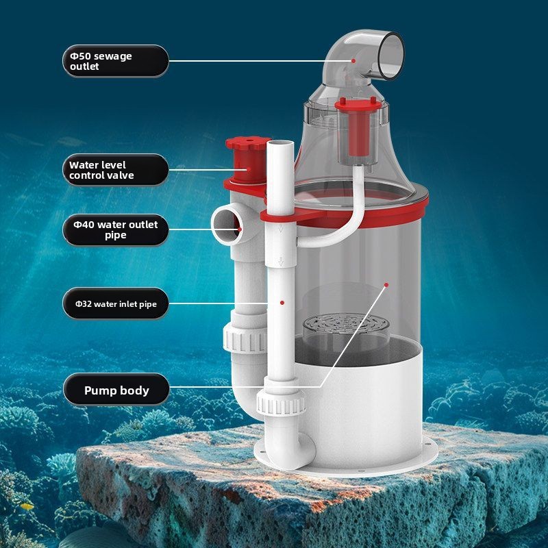Skimmer de Proteínas Externo p - Marine Aquarium Protein Skimmer reseña y precio