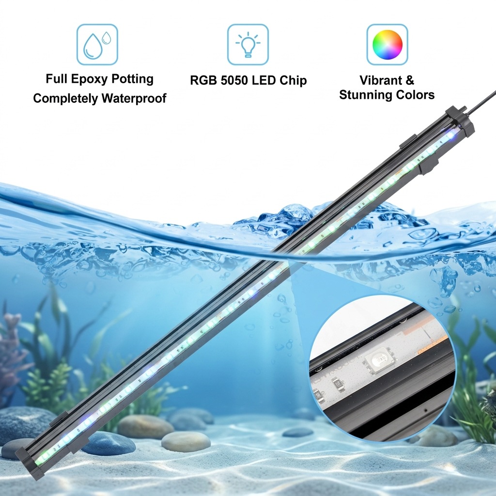 Lámpara LED USB para Acuario,  - Marine Aquarium Led reseña y precio